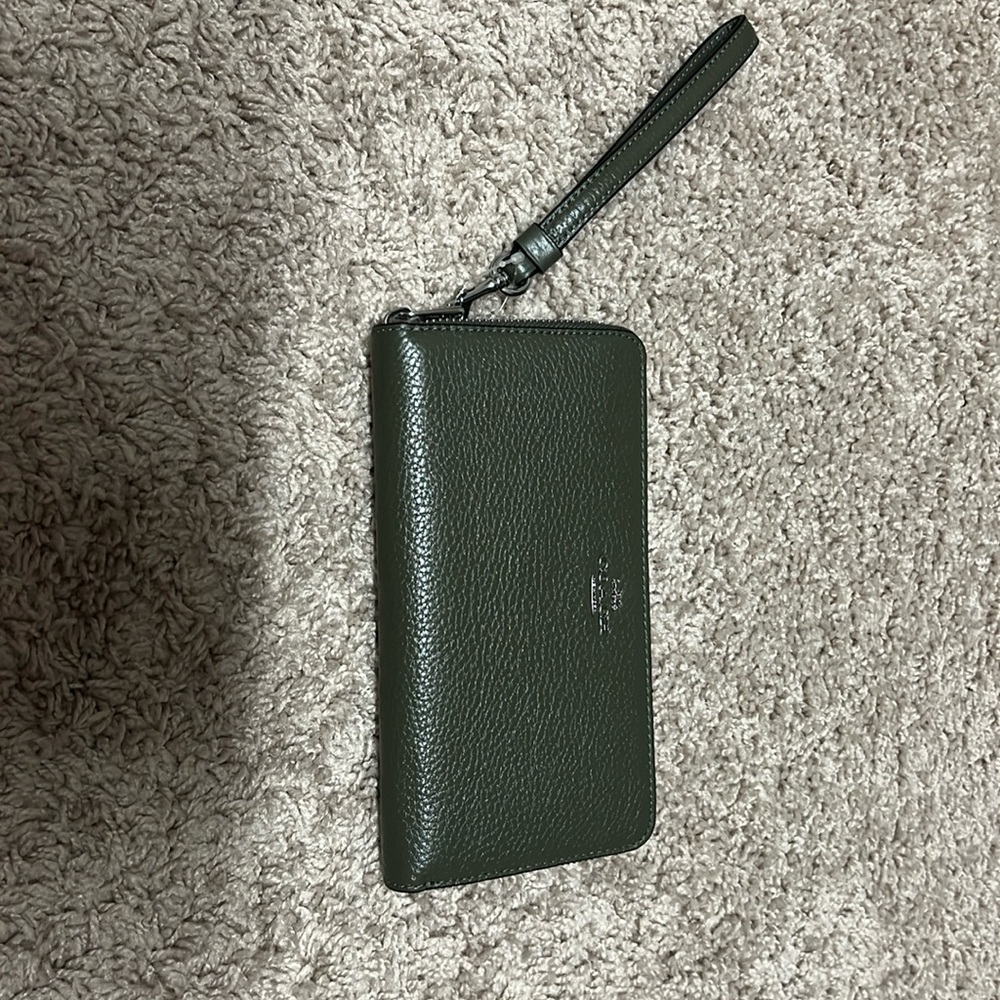 Coach Long Zip Around Wallet
